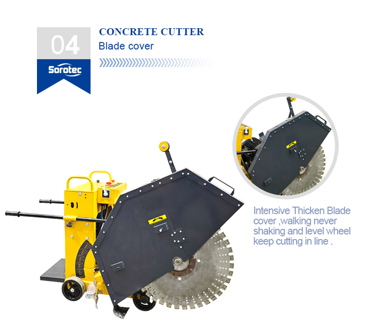 Cortadora de hormigón con motor eléctrico de 1200mm de diámetro de hoja con (7)