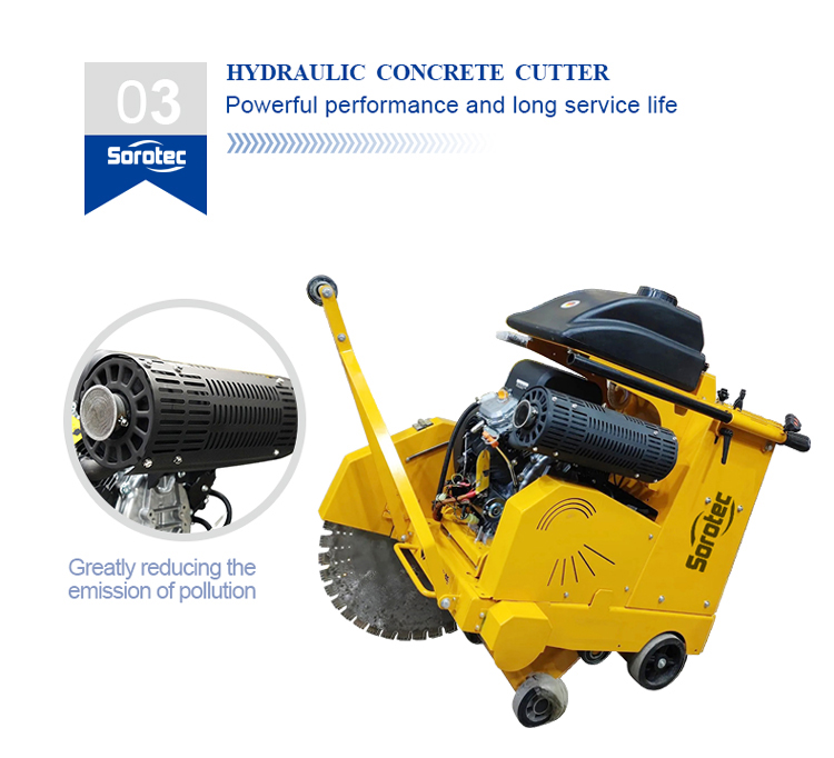 35HP gasoline engine brilyante 800mm blade hydraulic concrete cutter (4)