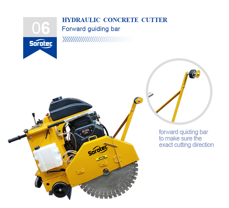 35HP ʻenekini ʻenekini daimana 800mm blade hydraulic concrete cutter (7)