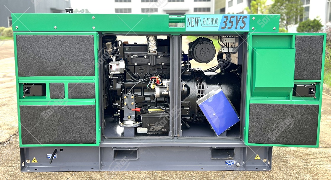 Details zum Dieselgenerator, angetrieben durch Yanmar-Motor 5