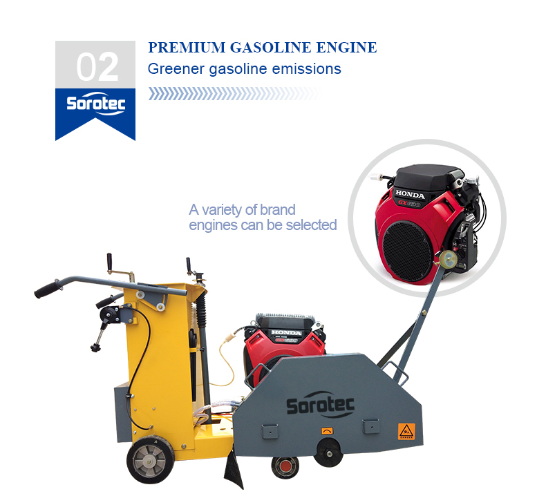 HONDA,SUBARU,B&S,KOHLER gasoline diesel engine Floor saw concrete cutter machine (4)