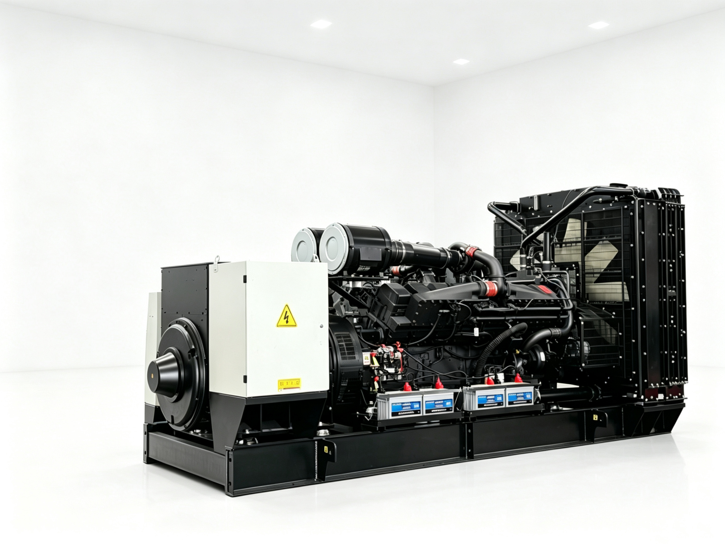 1500 kVA  Skid-Mounted Diesel Generator Set Cummins KTA50-GS8 diesel engine (2)