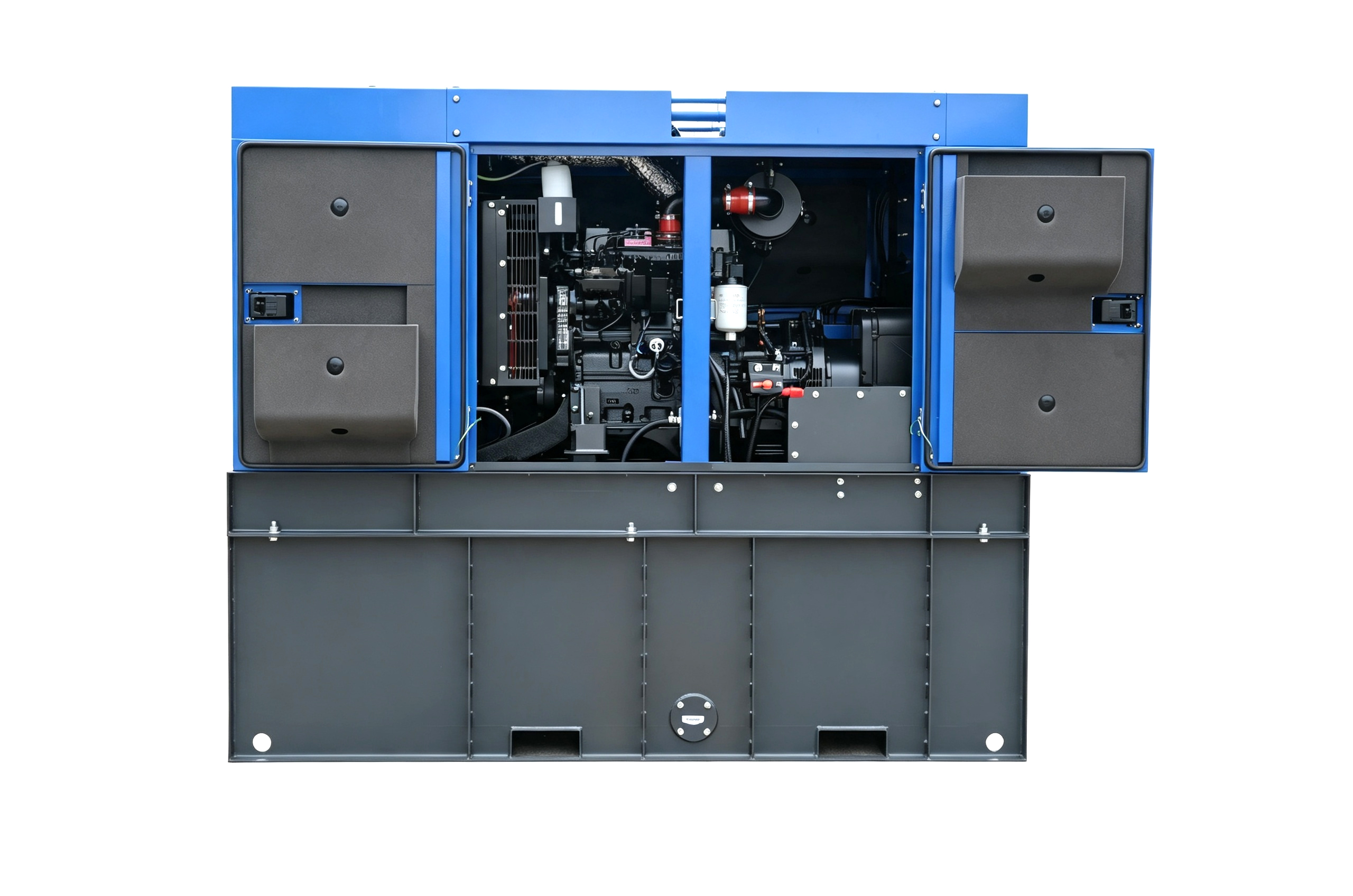 30kVA Silent Diesel Generator Set Cummins 4BT3.9-G2 Leroy Somer TAL-A42-C with ATS and 500L Fuel Tank (1)