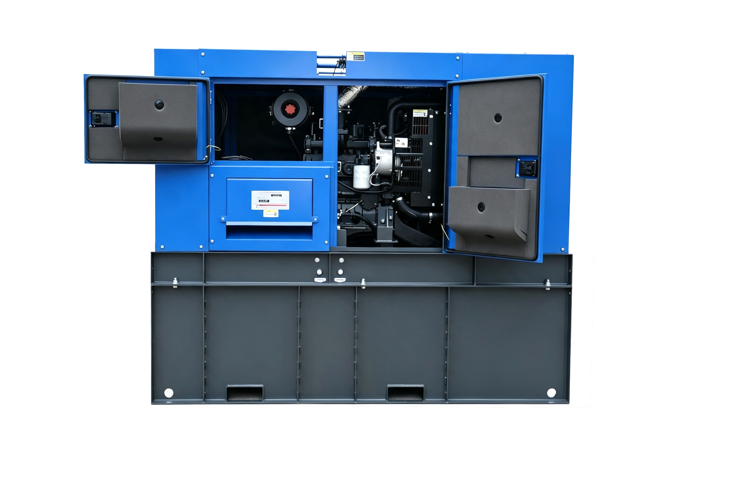 30kVA Silent Diesel Generator Set Cummins 4BT3.9-G2 Leroy Somer TAL-A42-C with ATS and 500L Fuel Tank (2)