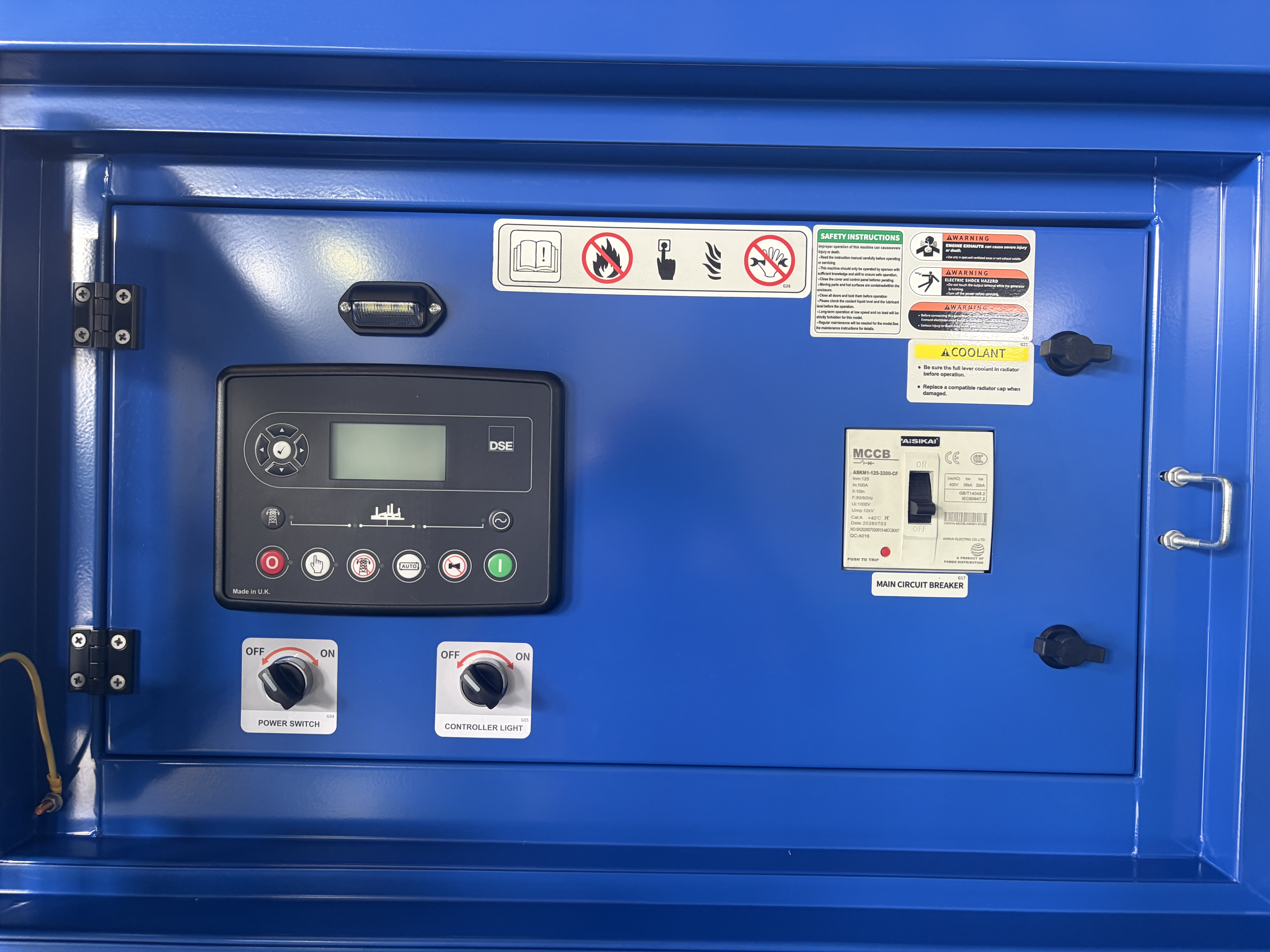 30kVA Silent Diesel Generator Set Cummins 4BT3.9-G2 Leroy Somer TAL-A42-C with ATS and 500L Fuel Tank (3)