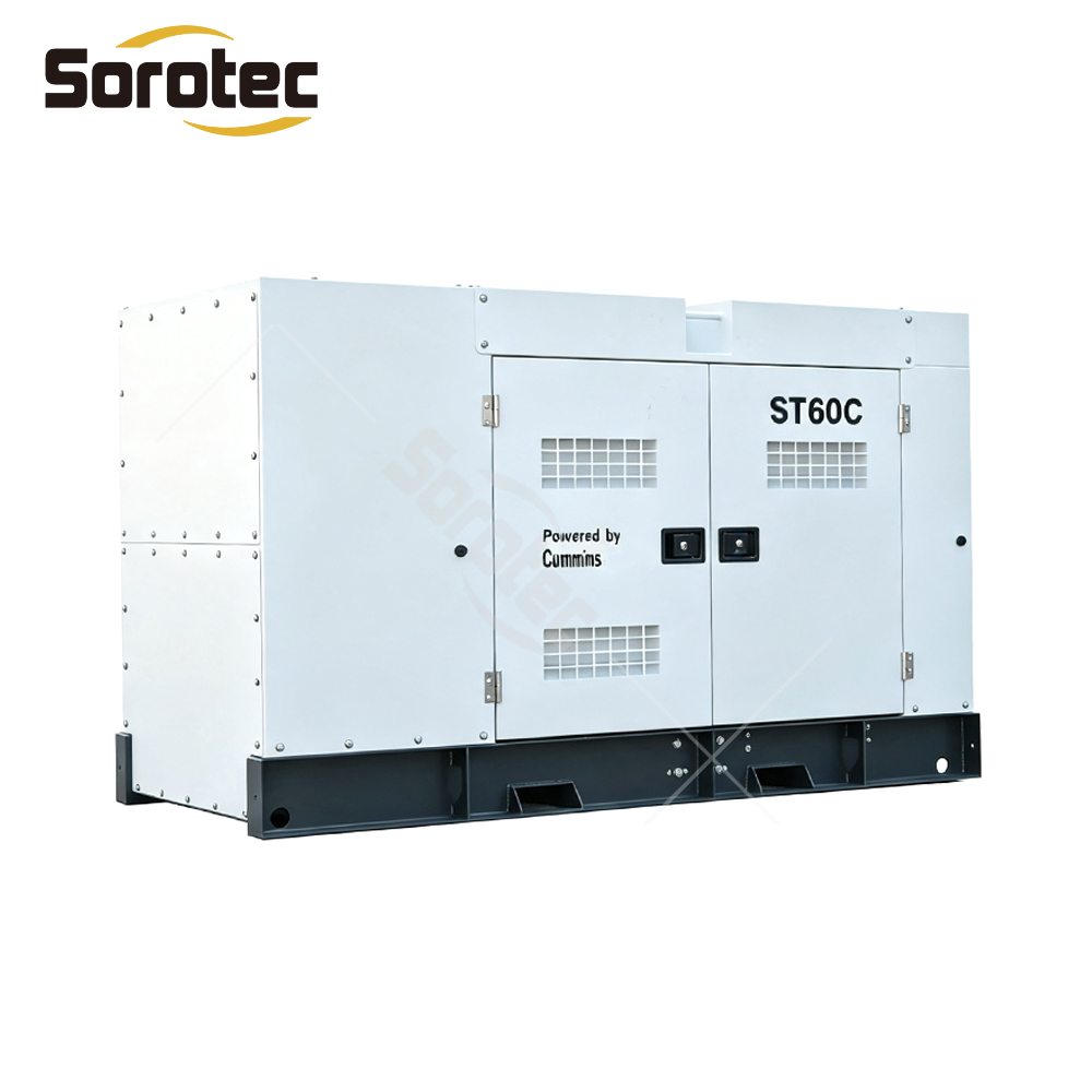 60kVA Cummins 4BTA3.9-G2 Silent Diesel Generator, (1)