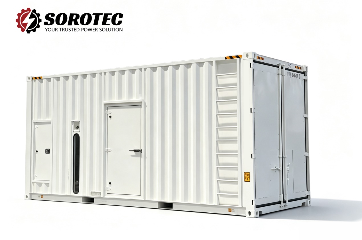 Customized 20ft Container Diesel Generator Set 1250kVA 1000kW Ready for Overseas Shipment