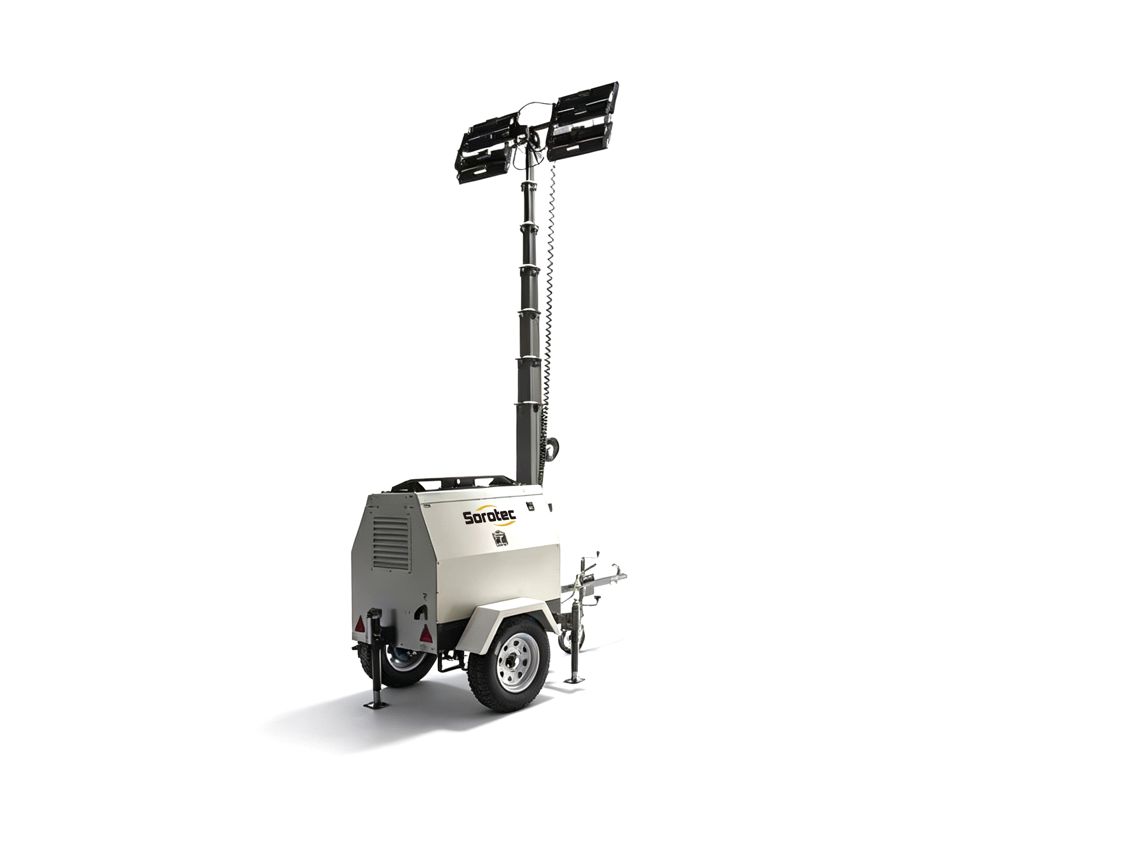 KUBOTA Trailer-Mounted Mobile Lighting Tower – 8kVA Diesel Generator (2)